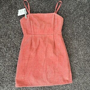 Corduroy pink dress from ASOS . Never worn. UK size 10